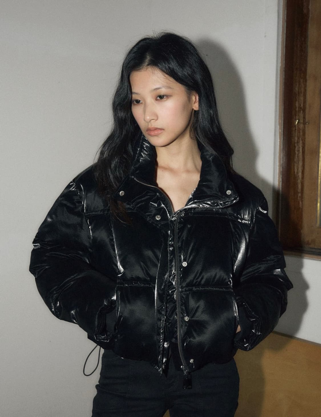 헬레네파리스 벨벳티 크롭 웰론 푸퍼 상품이미지2