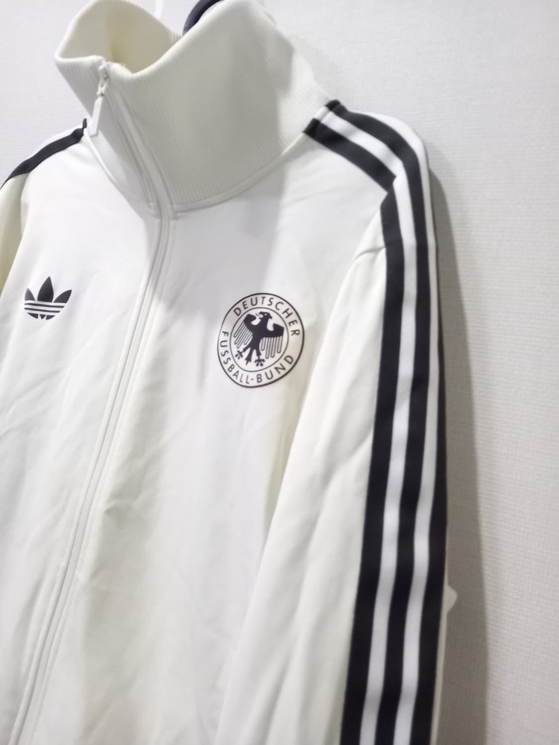 아디다스 희귀 베켄바우어 독일 흰검 화이트 트랙탑 저지 져지집업 110 상품이미지2