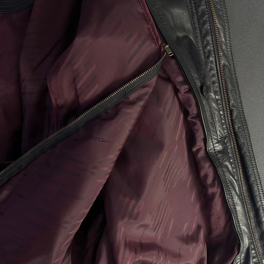 Ventura  벤투라 빈티지 램스킨 레더 봄버 자켓 (내피 탈부착 가능 상품이미지6