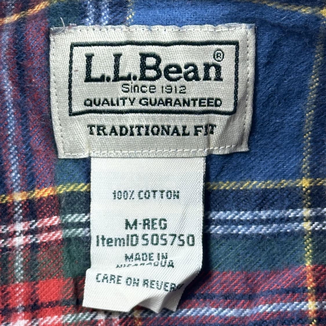 엘엘빈 L.L.Bean 레트로 포켓 체크 셔츠 (실측 L) 상품이미지4