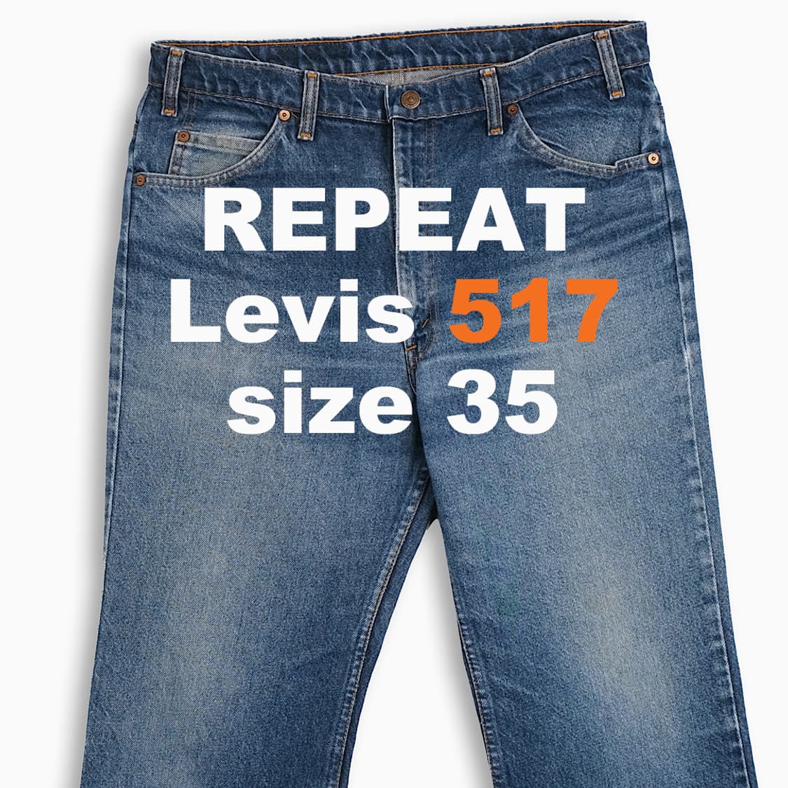 리바이스 517 오렌지탭 진청 90s 35 인치 OR51736217 상품이미지1
