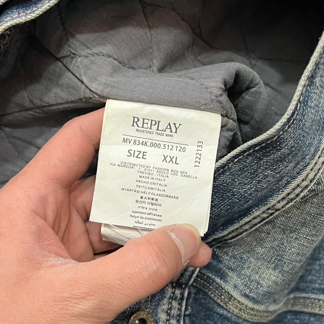  리플레이 데님 트러커 자켓 y15658 상품이미지7