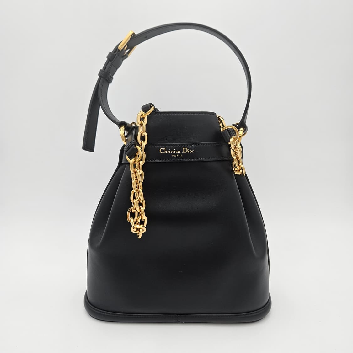 디올 쎄 디올 미듐 버킷백 블랙 상품이미지3