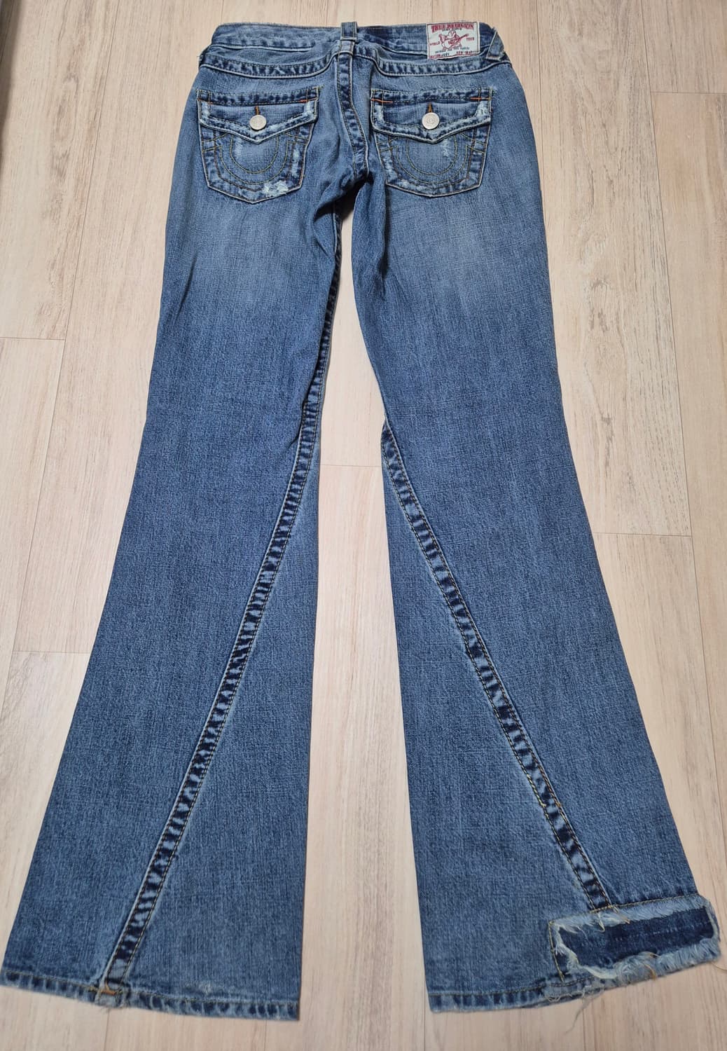 빈티지 트루릴리젼 로우라이즈 데님 바지 상품이미지2