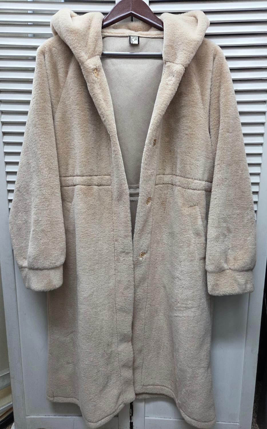 헤레이스 밍크퍼 후드 코트 상품이미지2