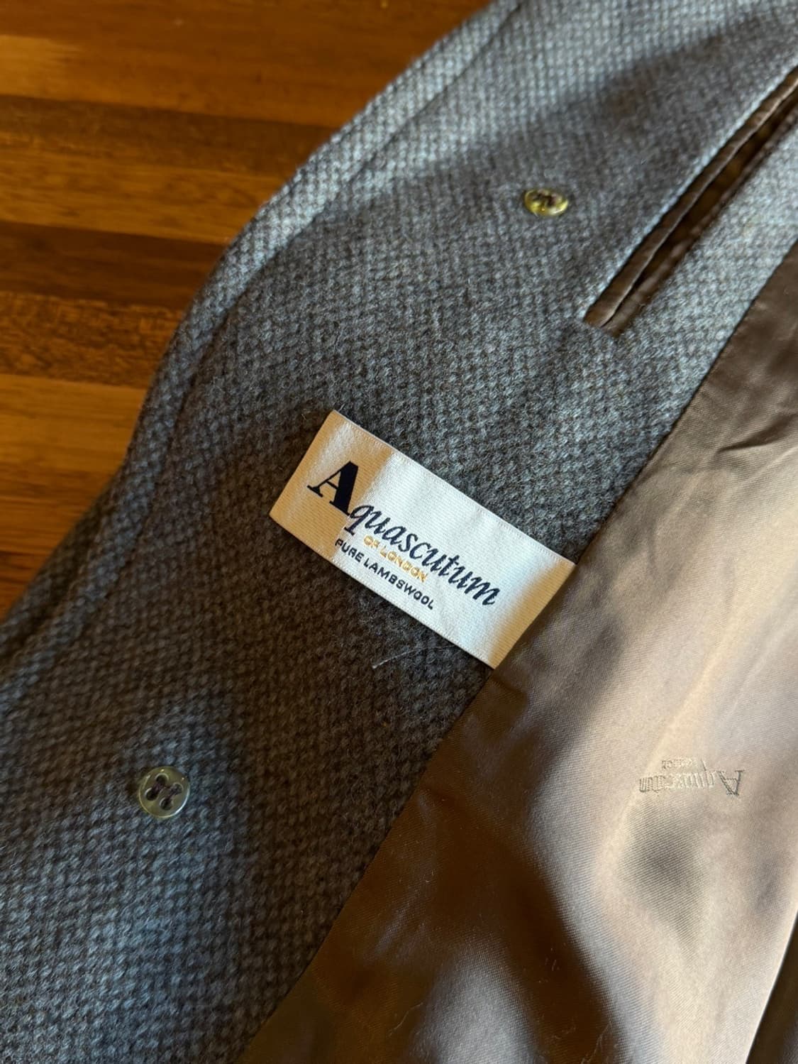 아쿠아스큐텀 래글런 코트 100~105 상품이미지3