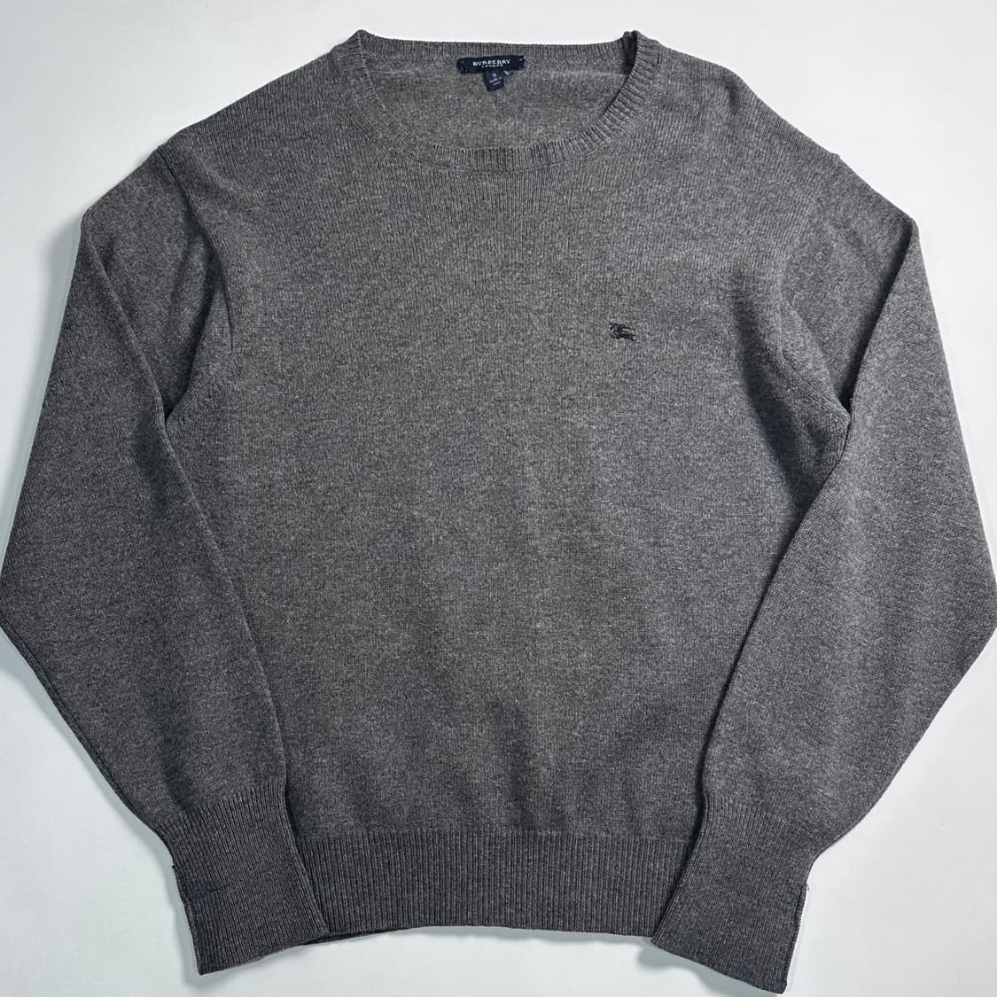 버버리 기마로고 그레이 울 니트 상품이미지1