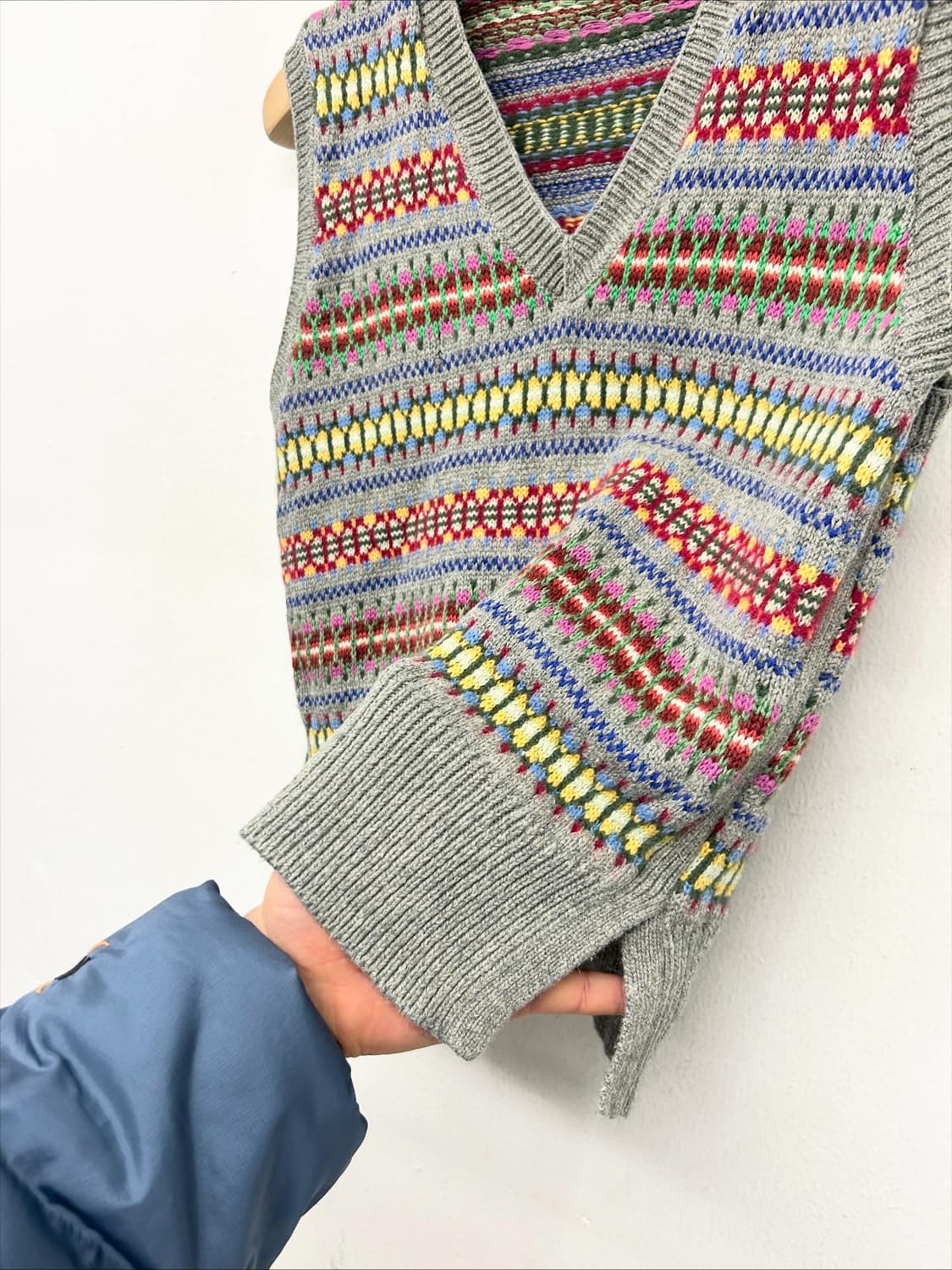 폴로 랄프로렌 페어아일 패턴 니트 베스트 조끼 상품이미지3