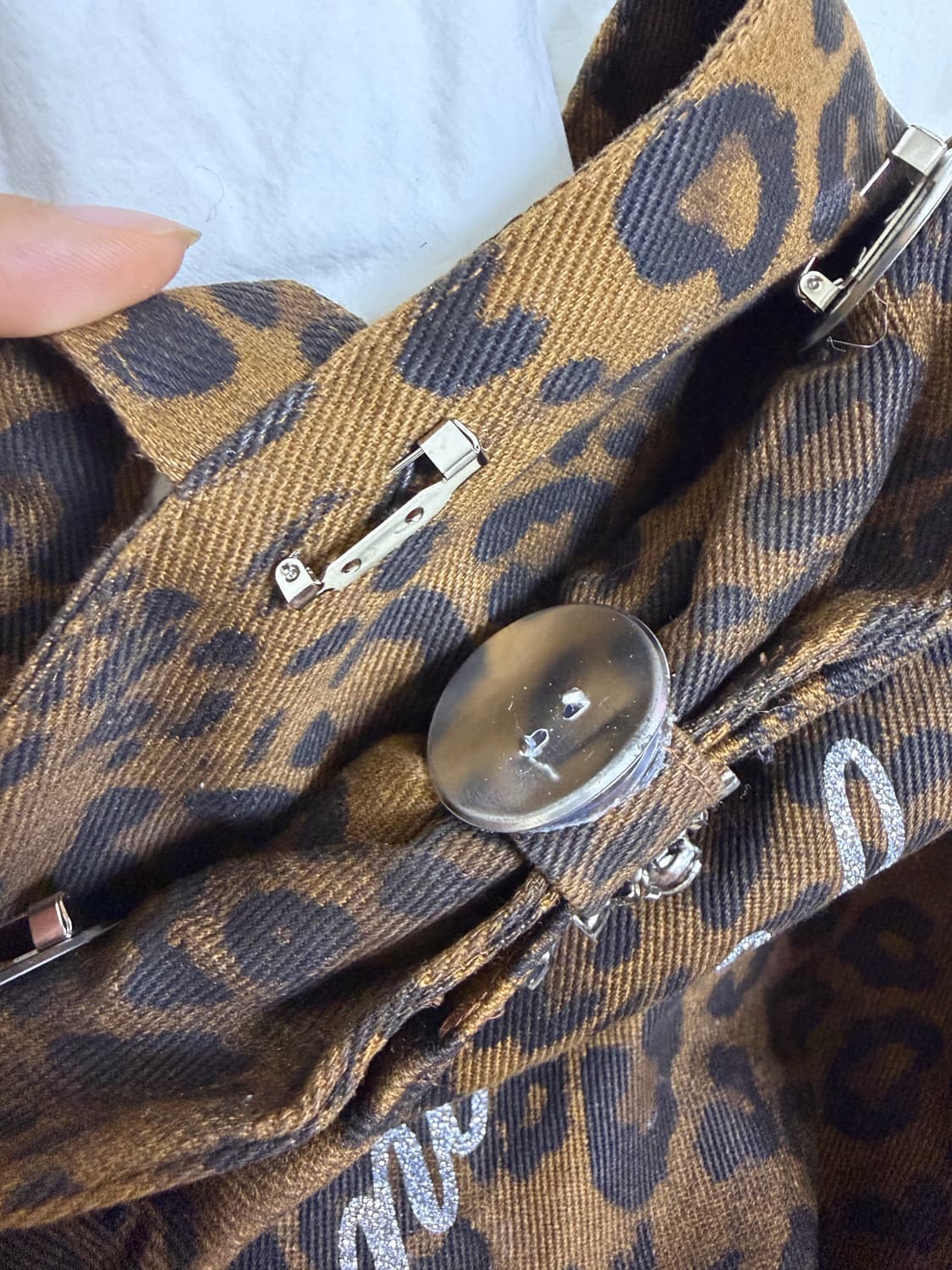 베이비메탈클럽 베메클 쥬얼 레오파드 리본 백 판매합니다 상품이미지4