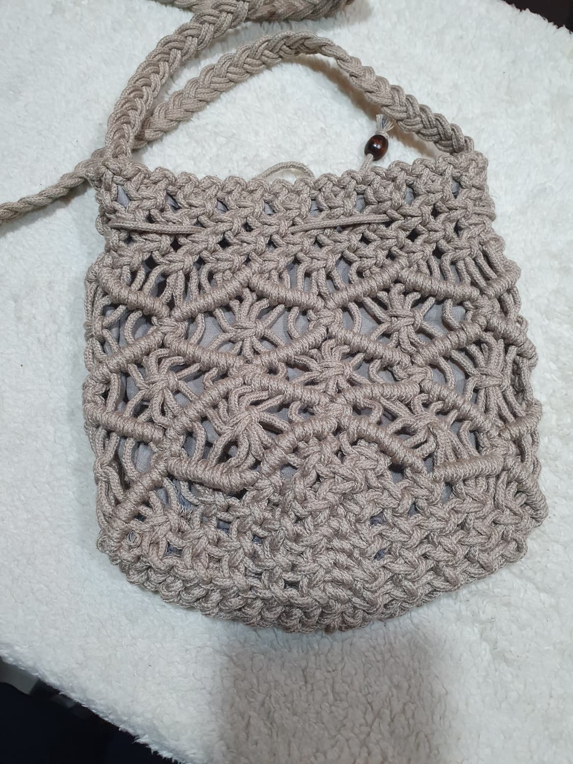 수제 마크라메 크로스백 가방 상품이미지3