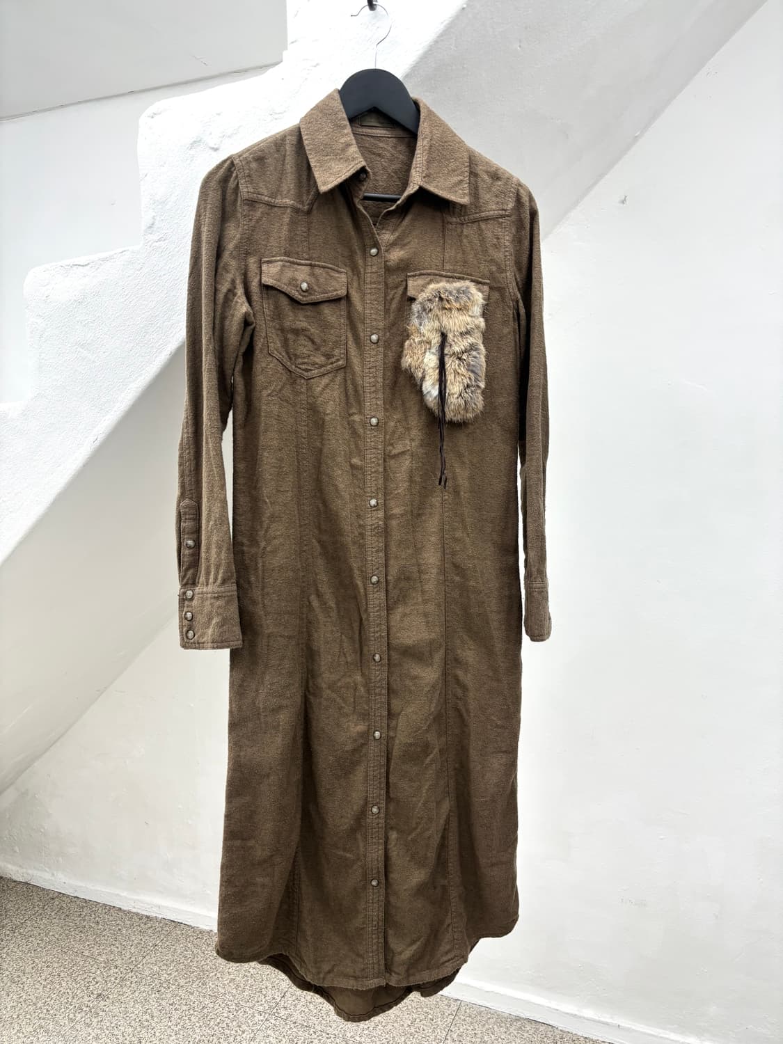 G.O.A 00s archive fur long grunge jacket 상품이미지4