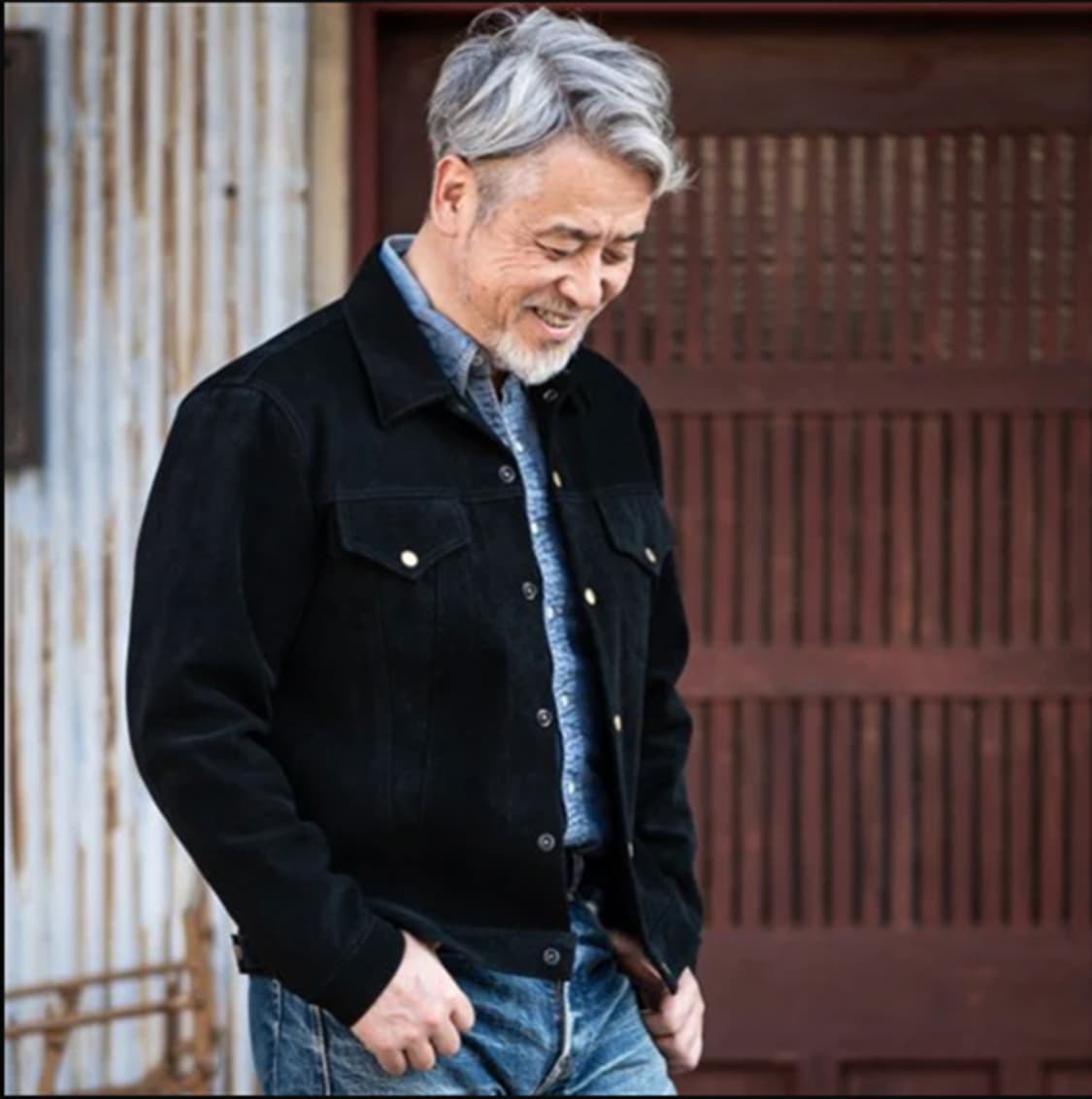 본쿠라 boncoura 소가죽 스웨이드 3rd 자켓 상품이미지9