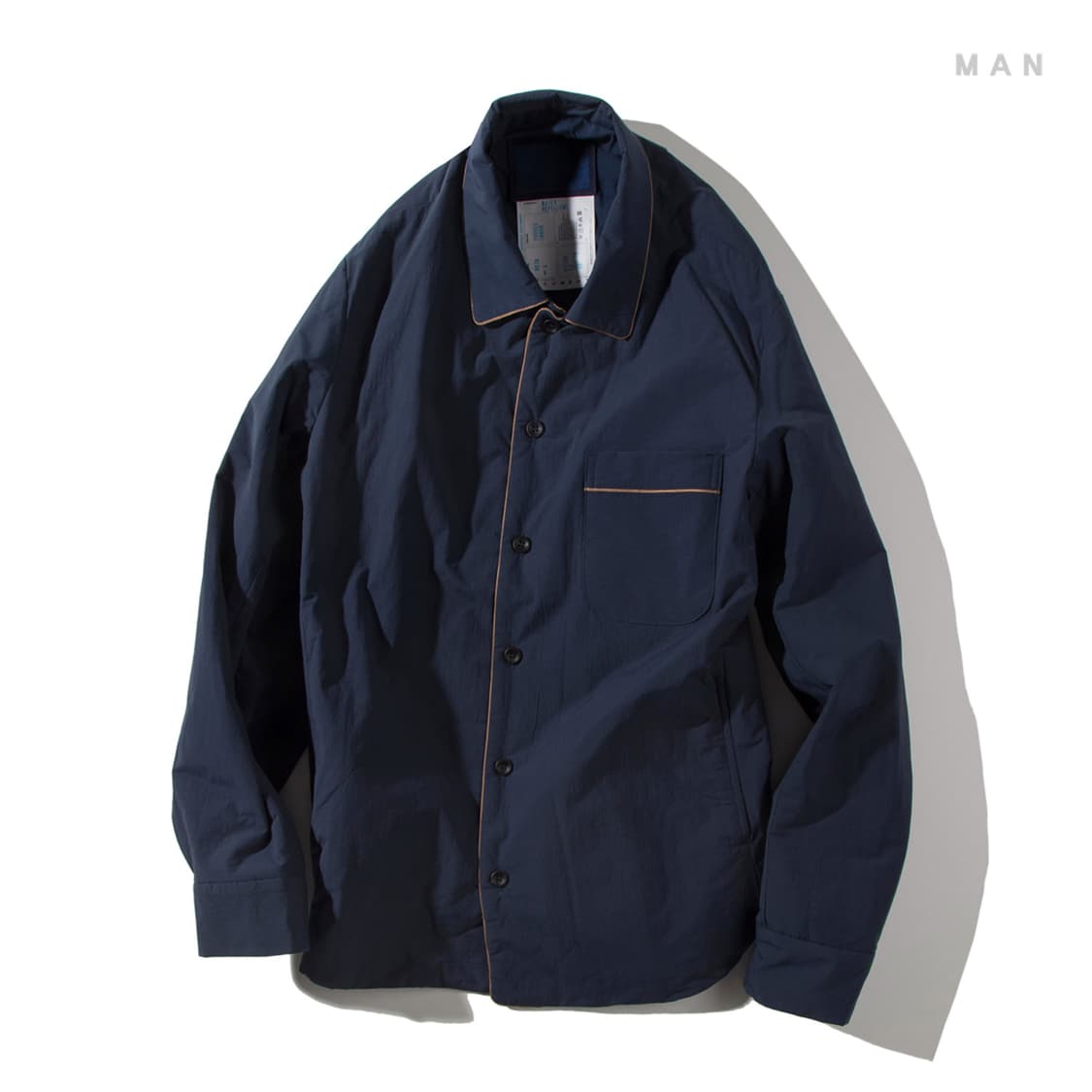 Document Padded Pajama Shirt 네이비 XL 상품이미지5