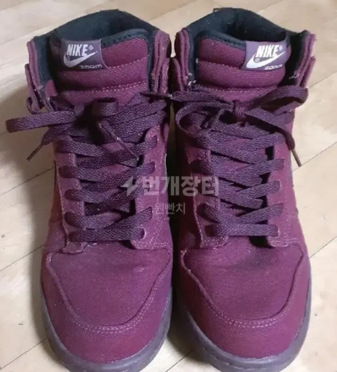 나이키 덩크하이 프리미엄 캔버스 레드 270 상품이미지2