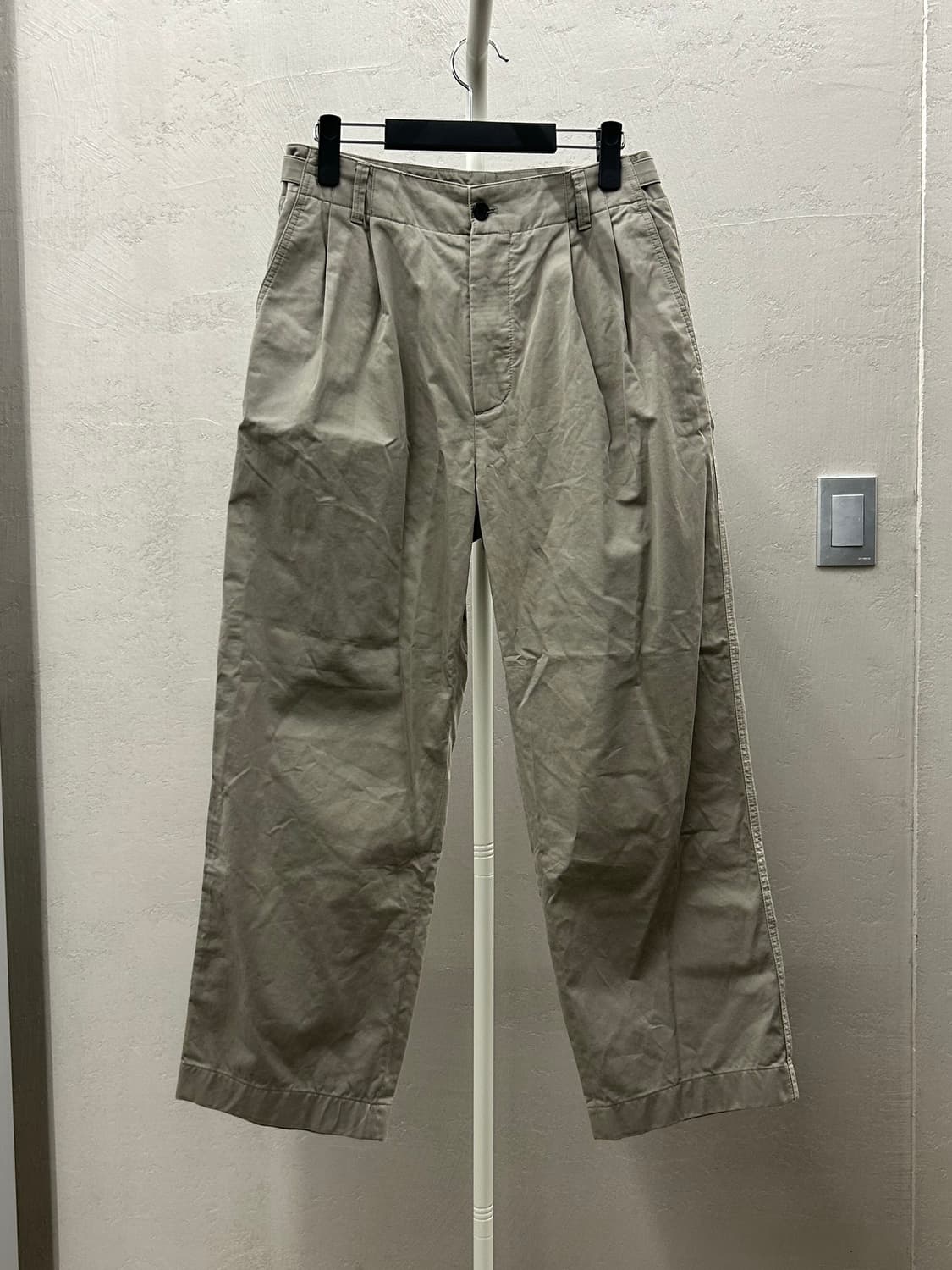 INTERAW 인터로우 면바지 무난한 베이지 상품이미지2