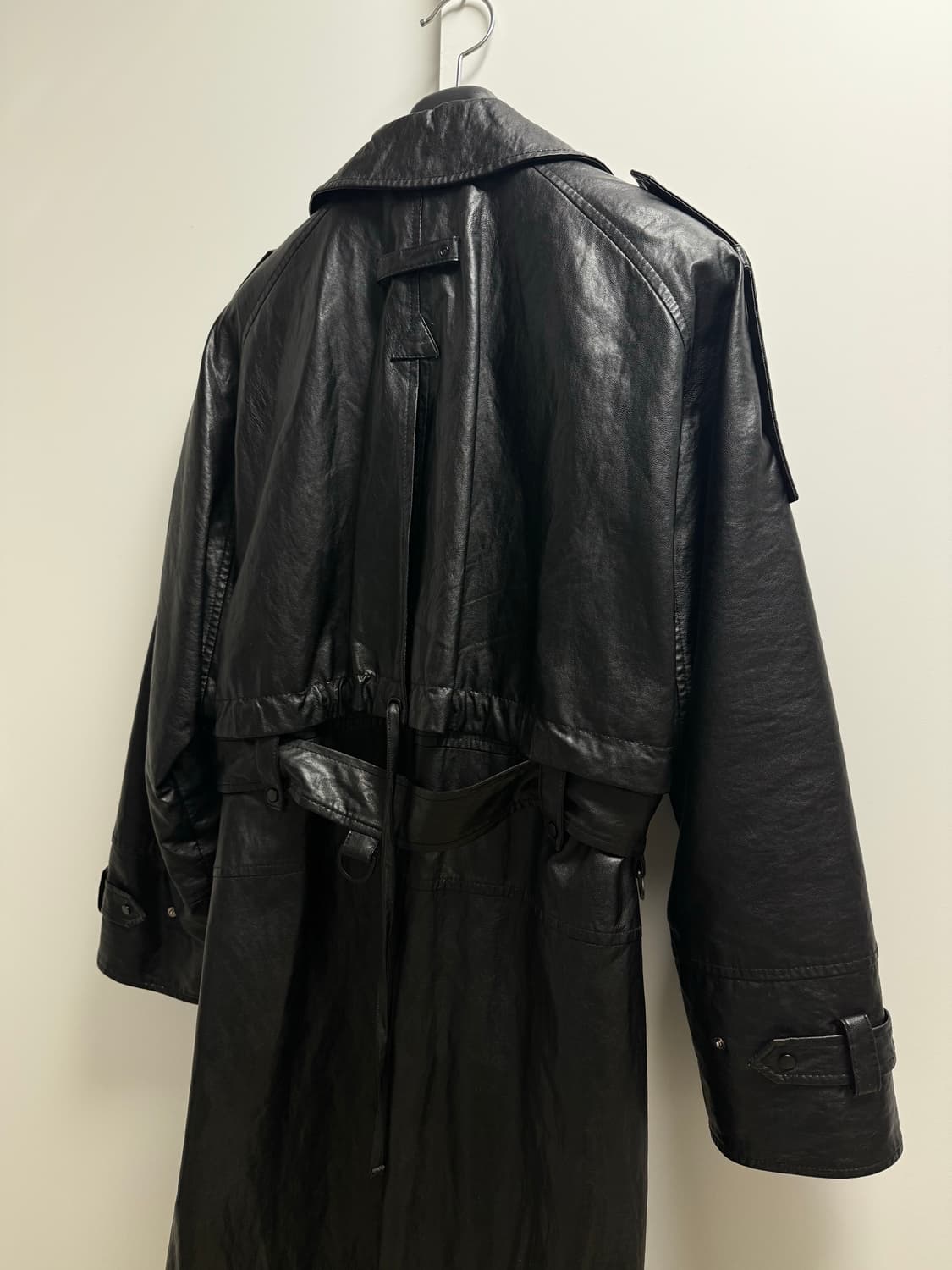 Low Classic 페이크 레더 자켓 상품이미지4