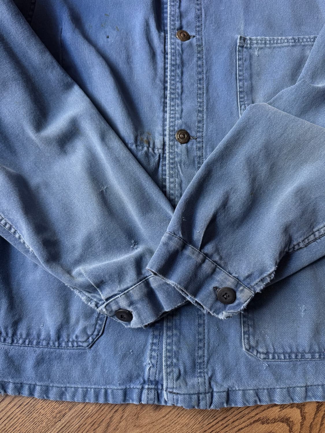 [M]90's 빈티지 페이딩 프렌치 워크자켓 상품이미지6