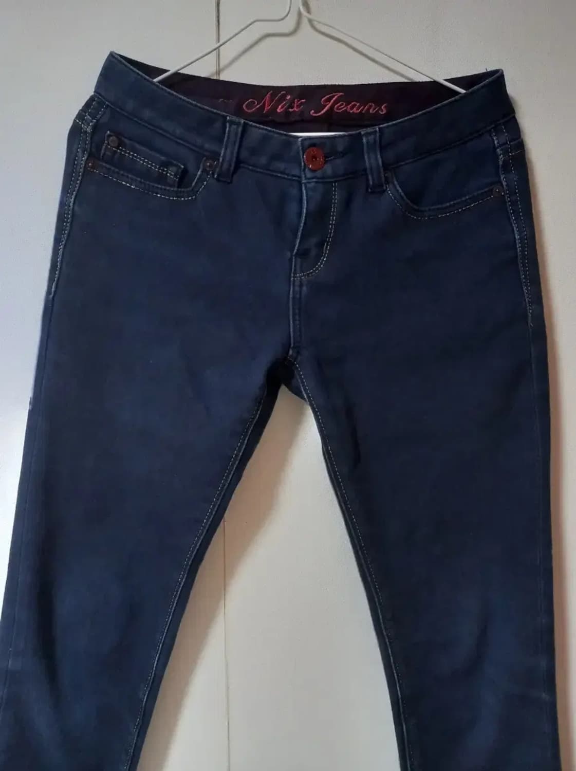 NIX 스티치 진청 데님 청바지 기모 바지 27 닉스 상품이미지1