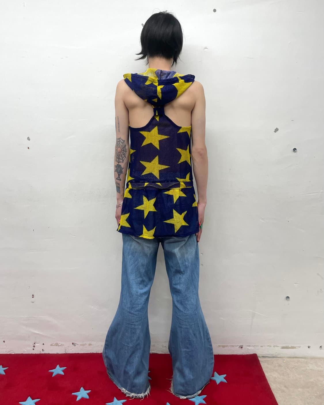 yellow star strap skirt hood sleeveless 상품이미지4