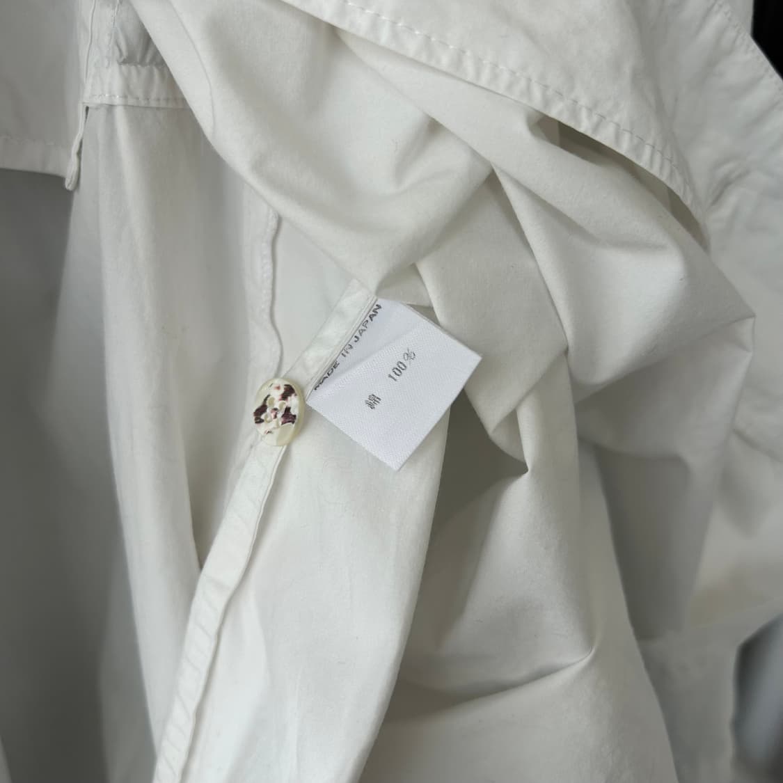 요지 야마모토 Ys 코튼 플레어 블라우스 상품이미지7