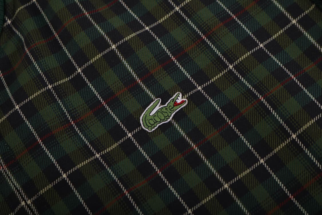 [L] 90's 라코스테 체크 블루종 자켓 상품이미지2