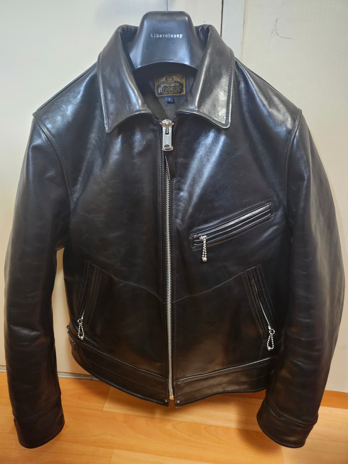 100 L) Veluokdly 중홀랜드 말가죽 가죽자켓 리얼시몬스 Rea 상품이미지1