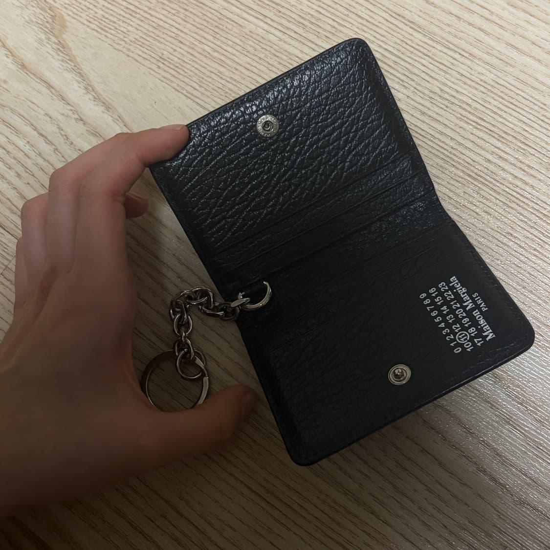 메종 마르지엘라 키링 지갑 블랙 상품이미지4