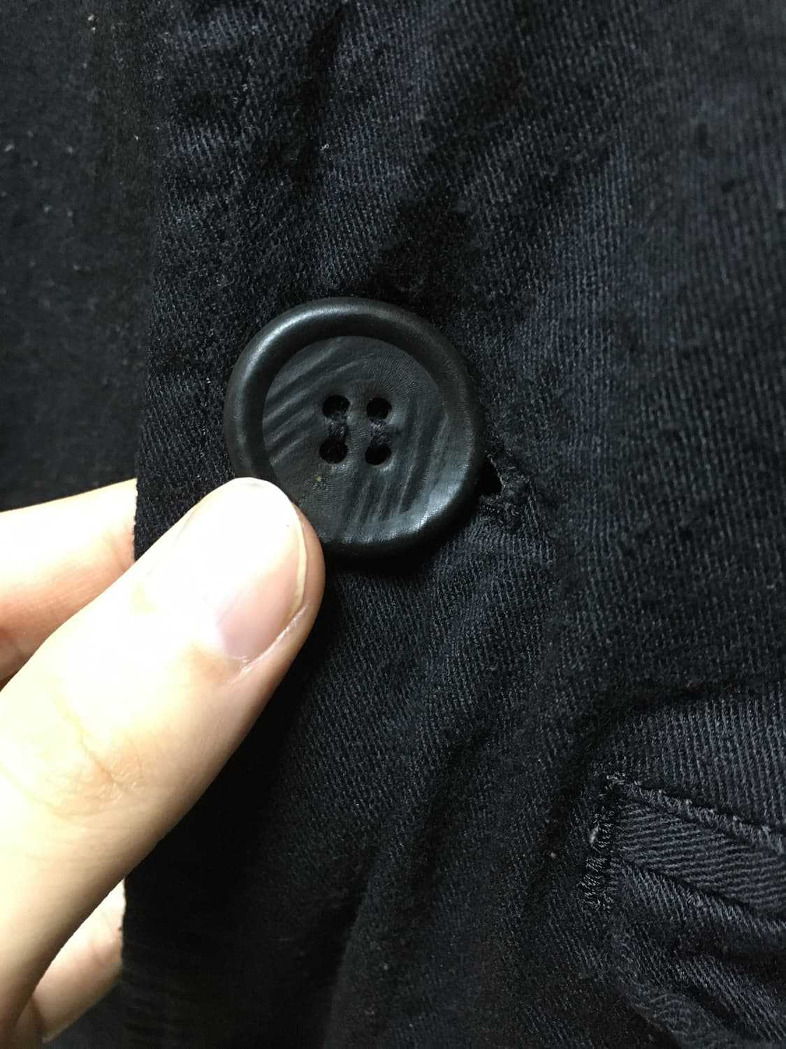 꼼데가르송 옴므 시어링 자켓 상품이미지5