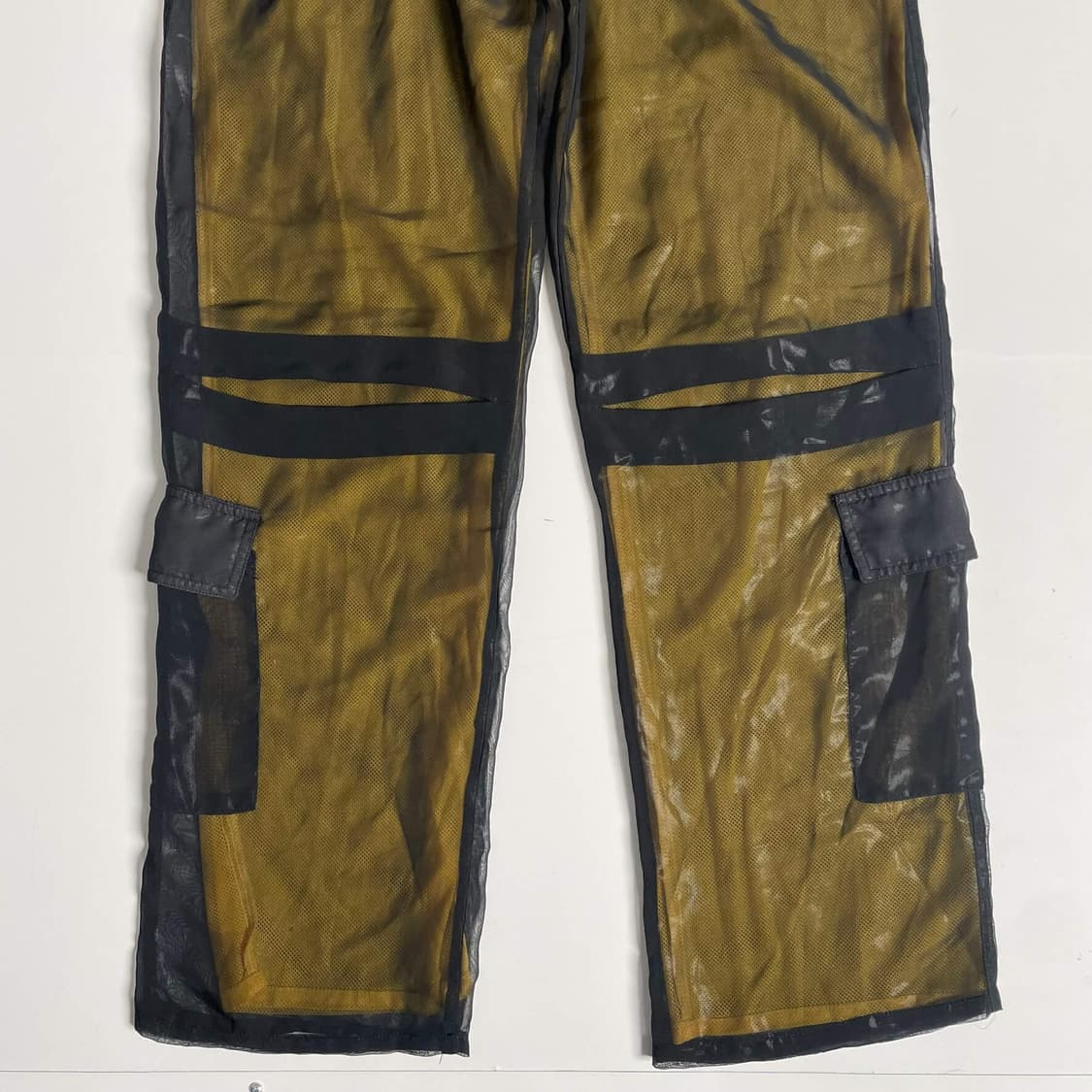 Versace sport 메쉬 폴리 더블 레이어드 팬츠 (italy) 상품이미지3