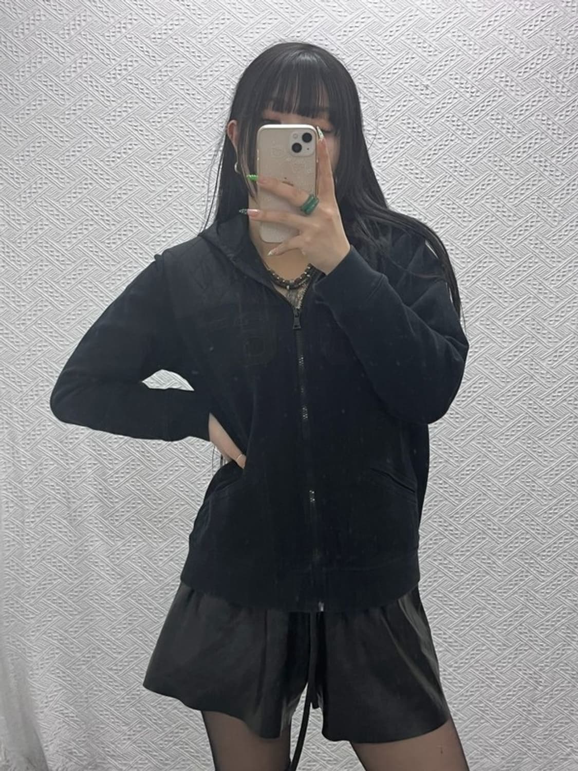 폴로 랄프로렌 스트릿 펑크 퀄팅 기모 후드집업 95 C09148 상품이미지1