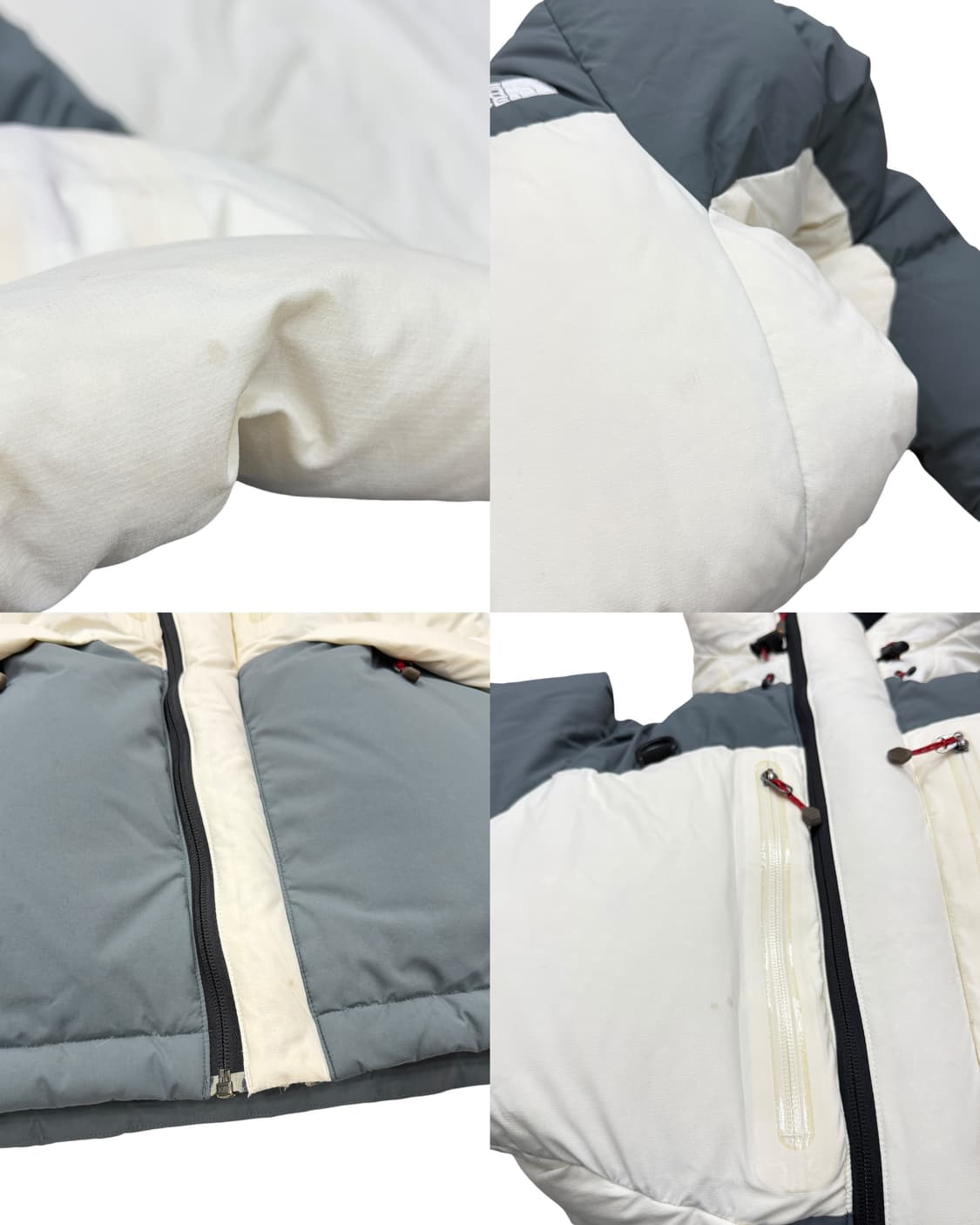 노스페이스 대장급 히말라야2 패딩 파카 화이트 그레이 100 L 상품이미지7