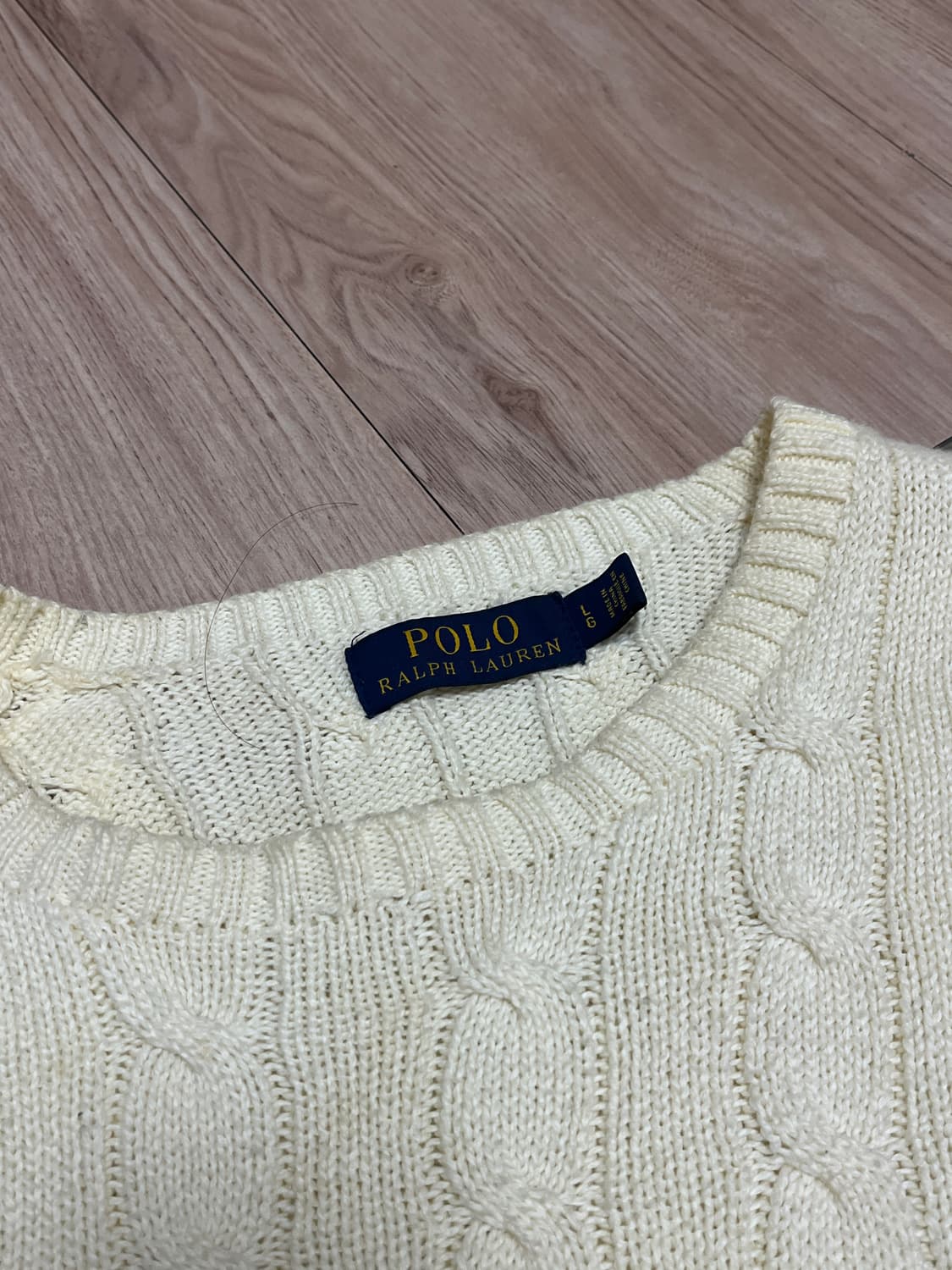 [L]폴로랄프로렌 니트 _ 아이보리 상품이미지3
