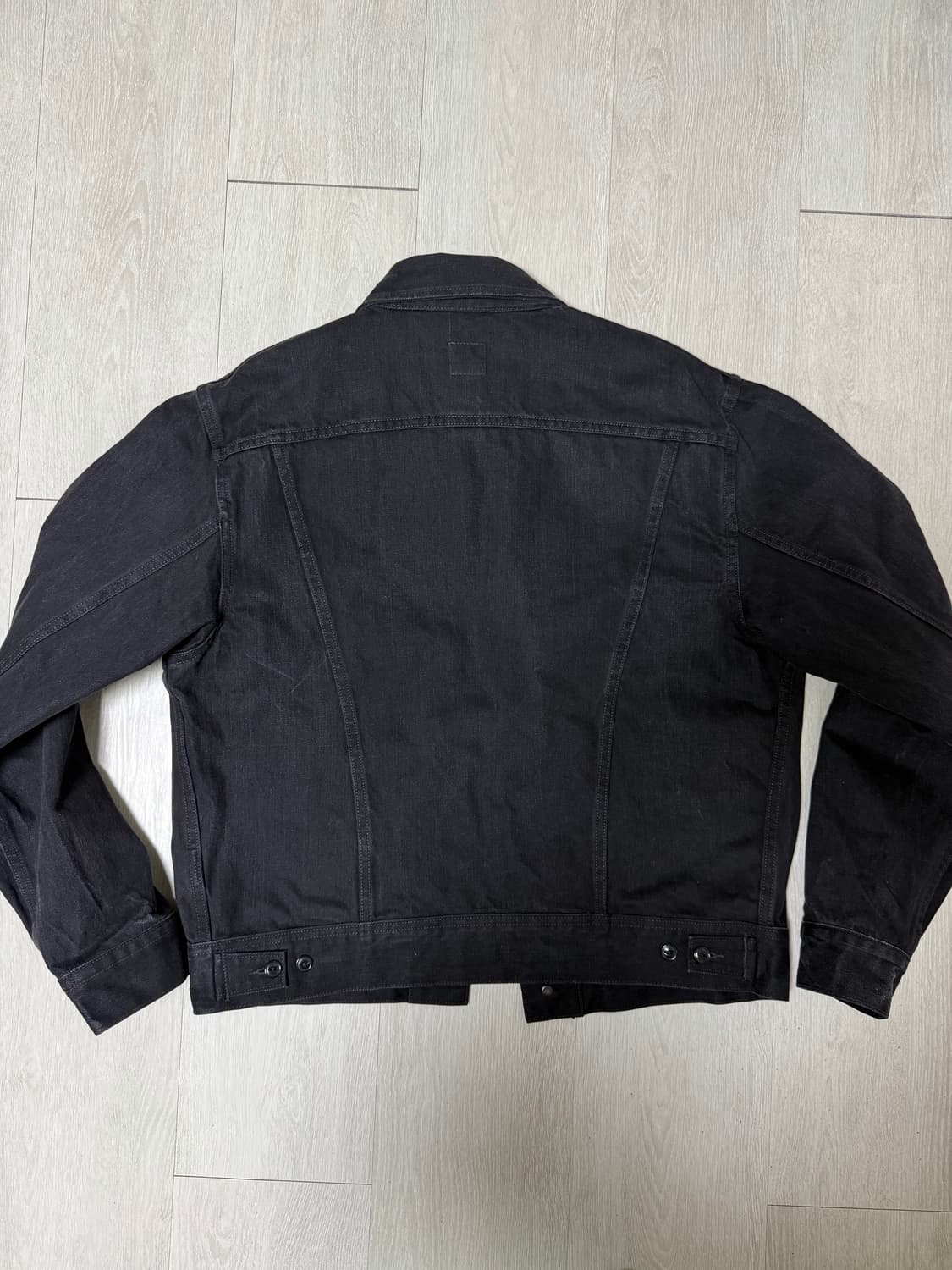 더블알엘rrl 데님 lot271 블랙 트러커 L 판매합니다. 상품이미지8