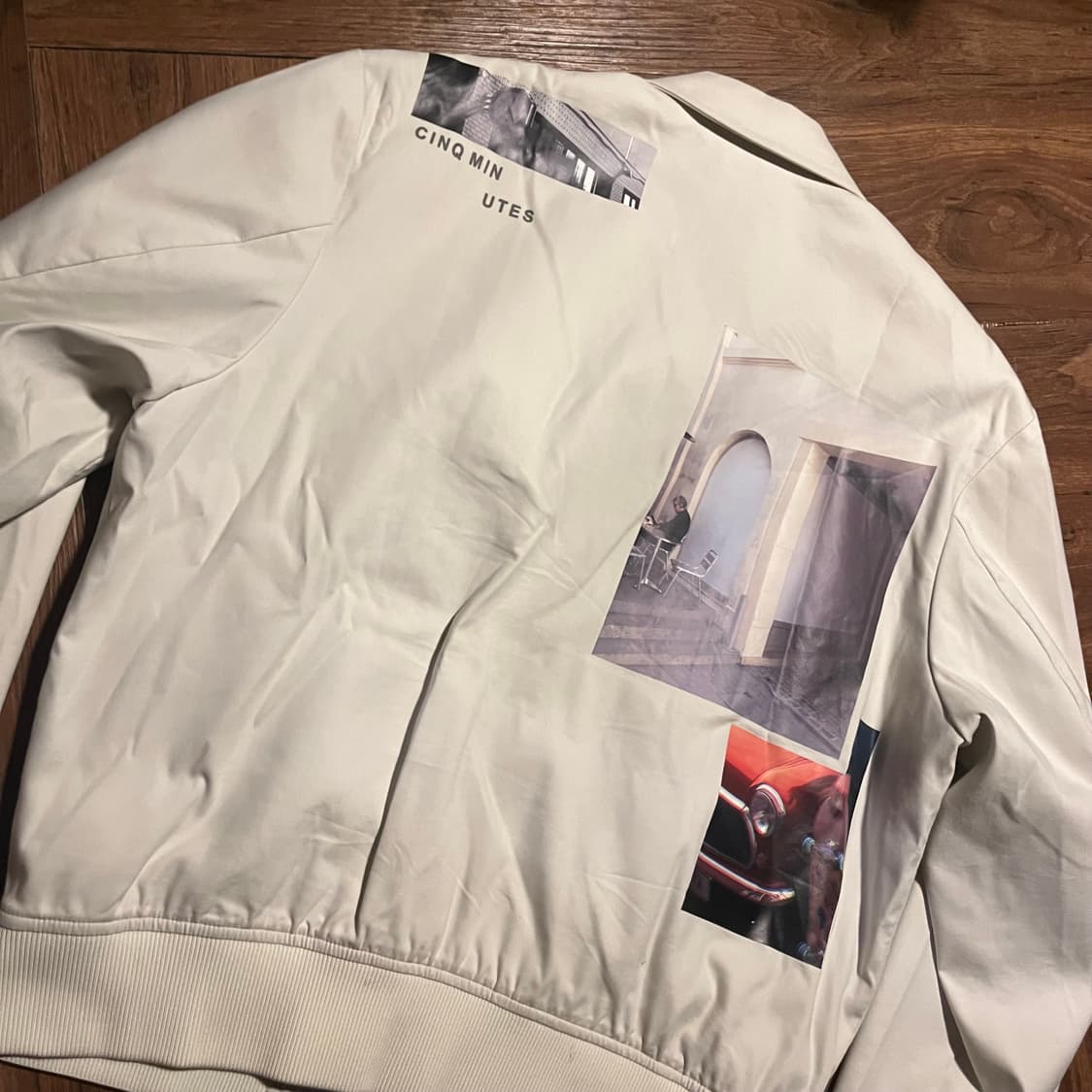 시스템옴므 백 프린팅 블루종 상품이미지2