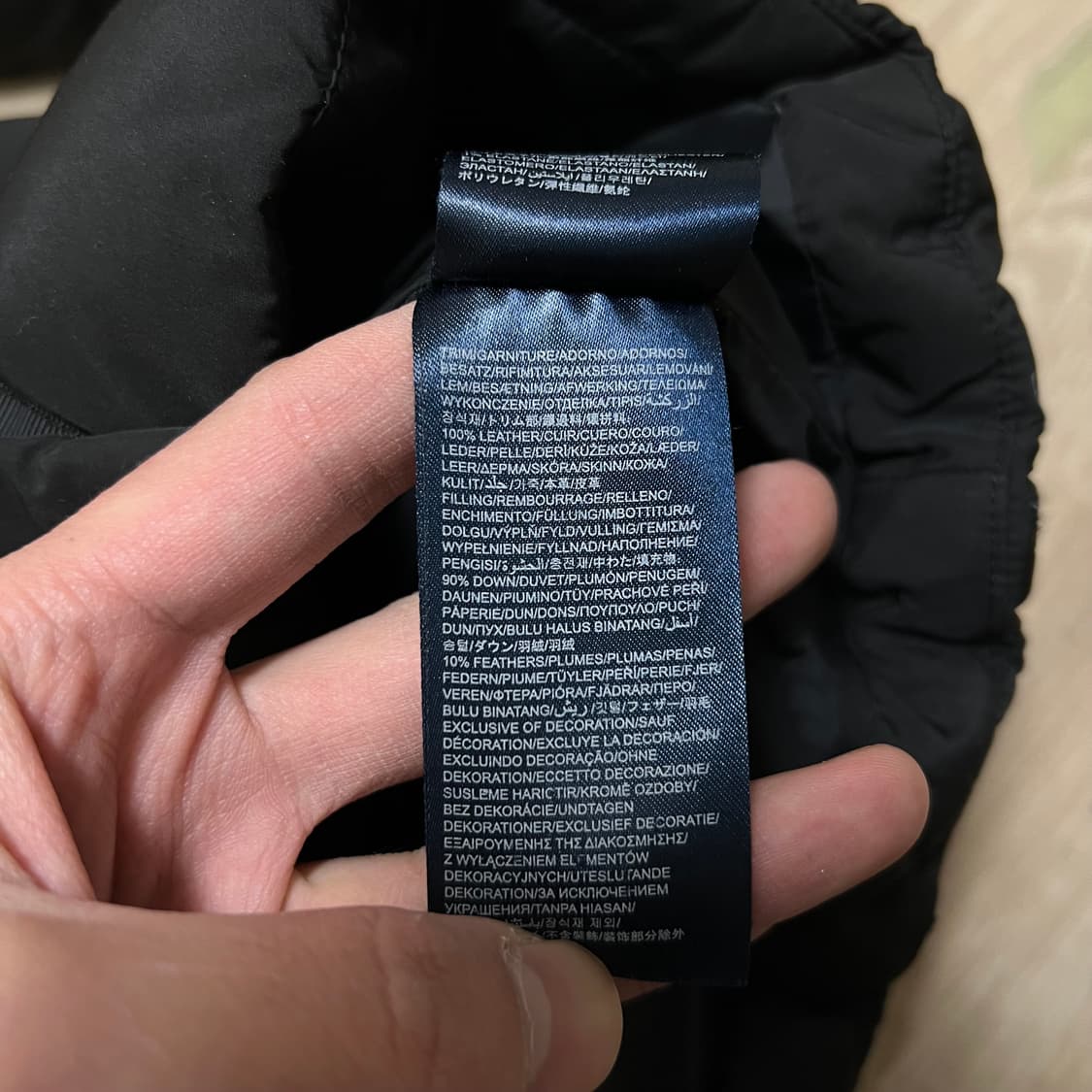 타미힐피거 여성 덕다운 와펜 후드 롱패딩 점퍼 [블랙] S/90 상품이미지7