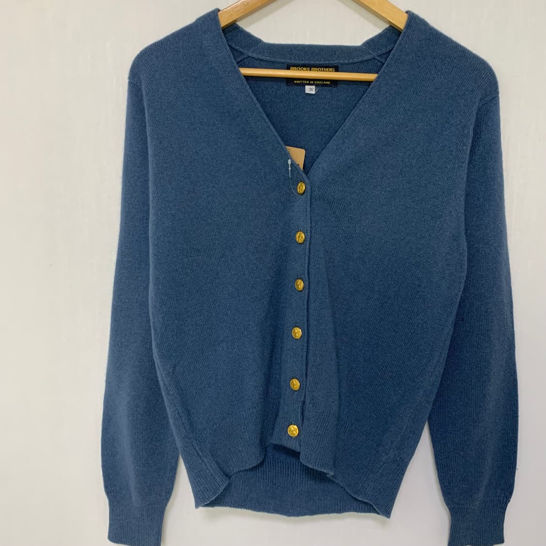 브룩스 브라더스 빈티지 블루 가디건 36 사이즈 상품이미지2