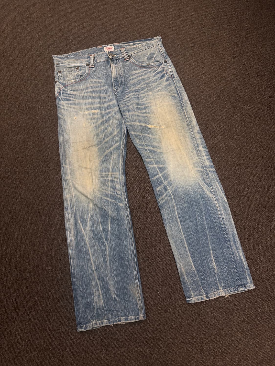 36)에드윈 XVS403 빈티지 라이트블루 데님팬츠 상품이미지1