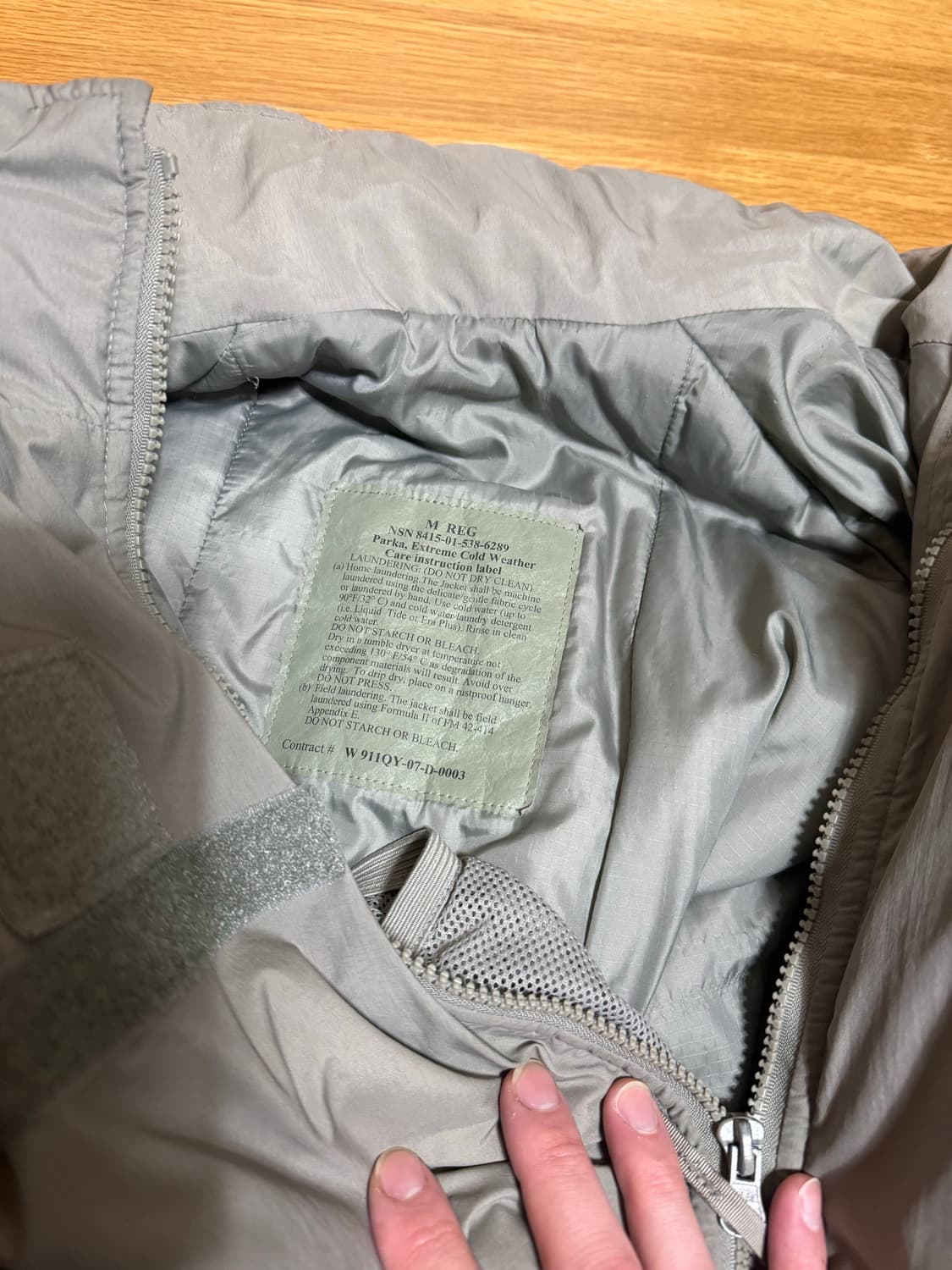 ECWCS 레벨7 프리마로프트 파카 M  상품이미지4