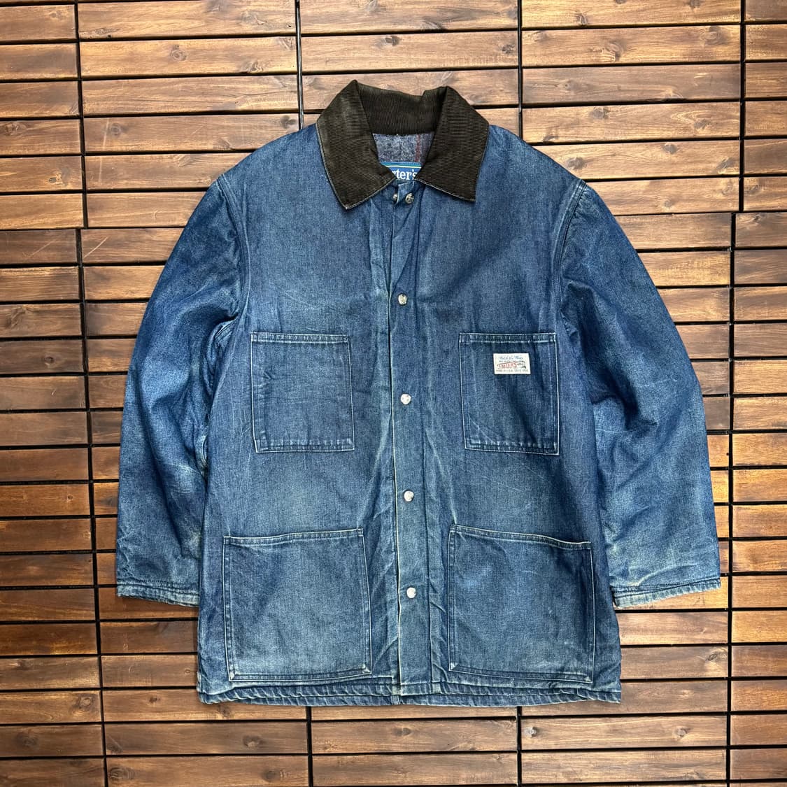 70s Carter’s 웨스턴 블랭킷 데님 초어 자켓 made in US 상품이미지1