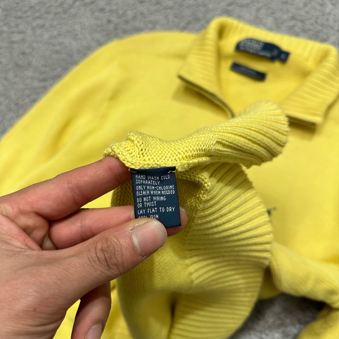 [100] 폴로 반집업니트 상품이미지4