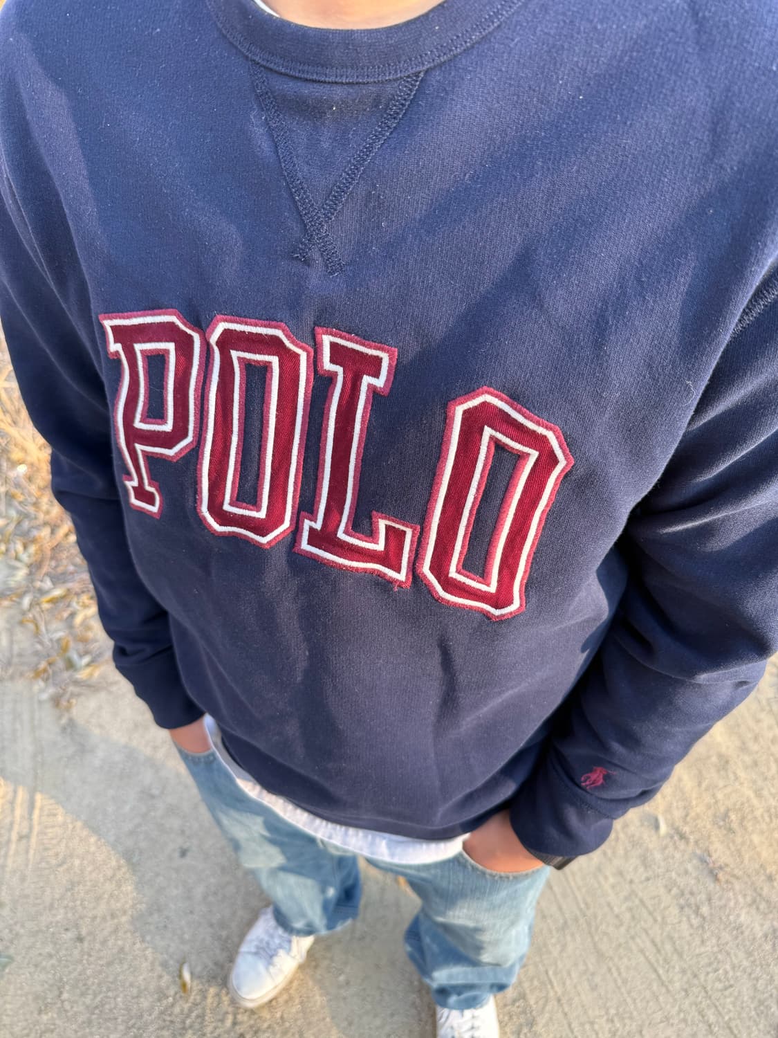 Polo Ralph Lauren ‘POLO’ 폴로 아플리케 로고 맨투맨 상품이미지3