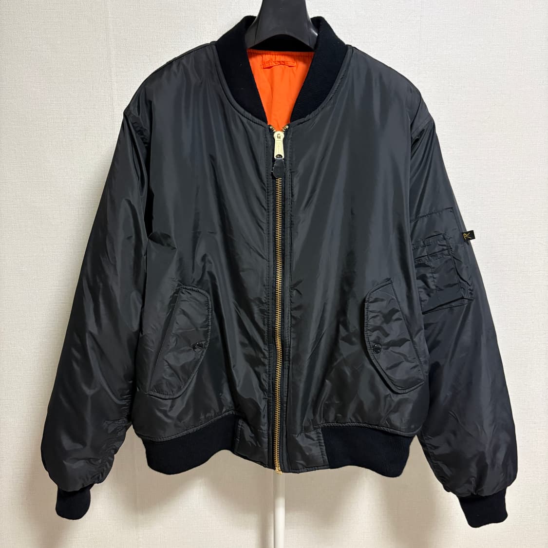 로스코 USAF MA-1 항공점퍼 / 블랙, L 상품이미지1