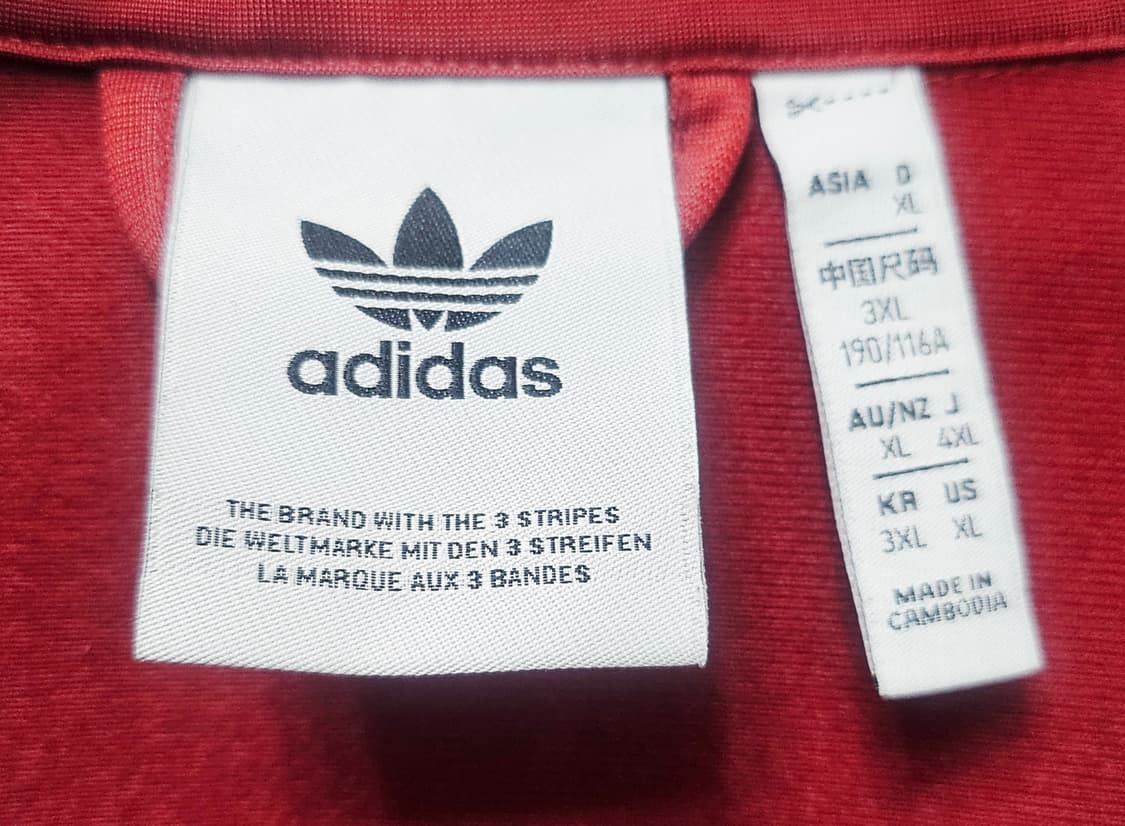 (115~120)3XL☆우주매물☆아디다스 파이어버드 [버건디] 트랙탑져지 상품이미지2