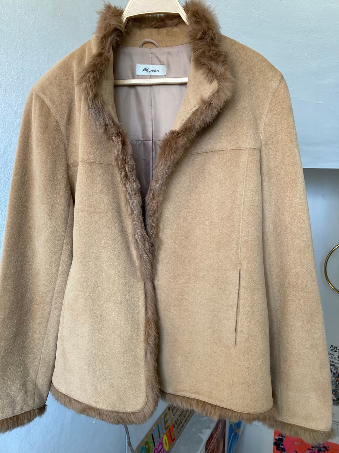 울 y2k 보들보들 자켓 상품이미지2