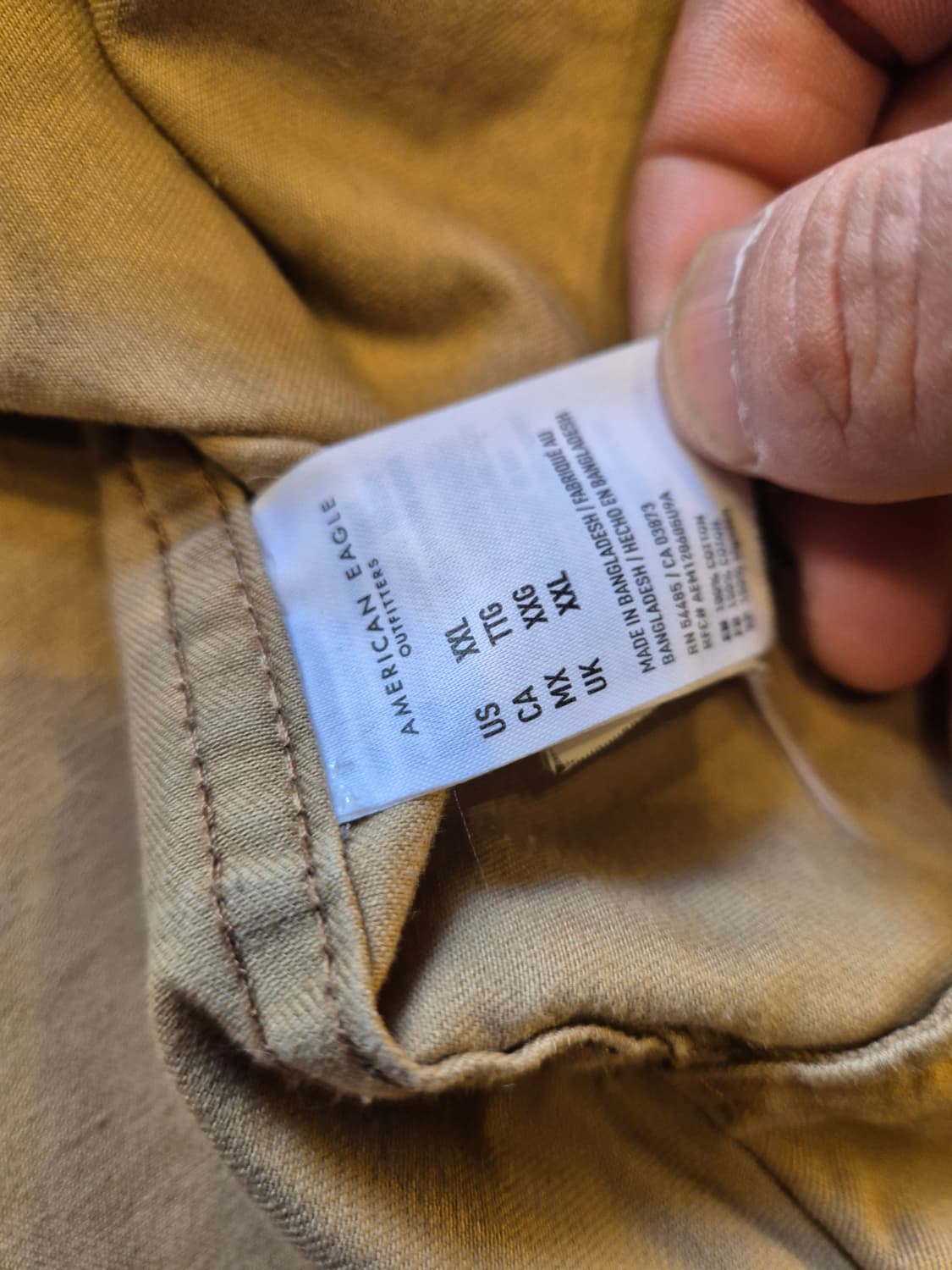 아메리칸 이글 후드 헌팅 원크 셔츠 XXL 상품이미지4