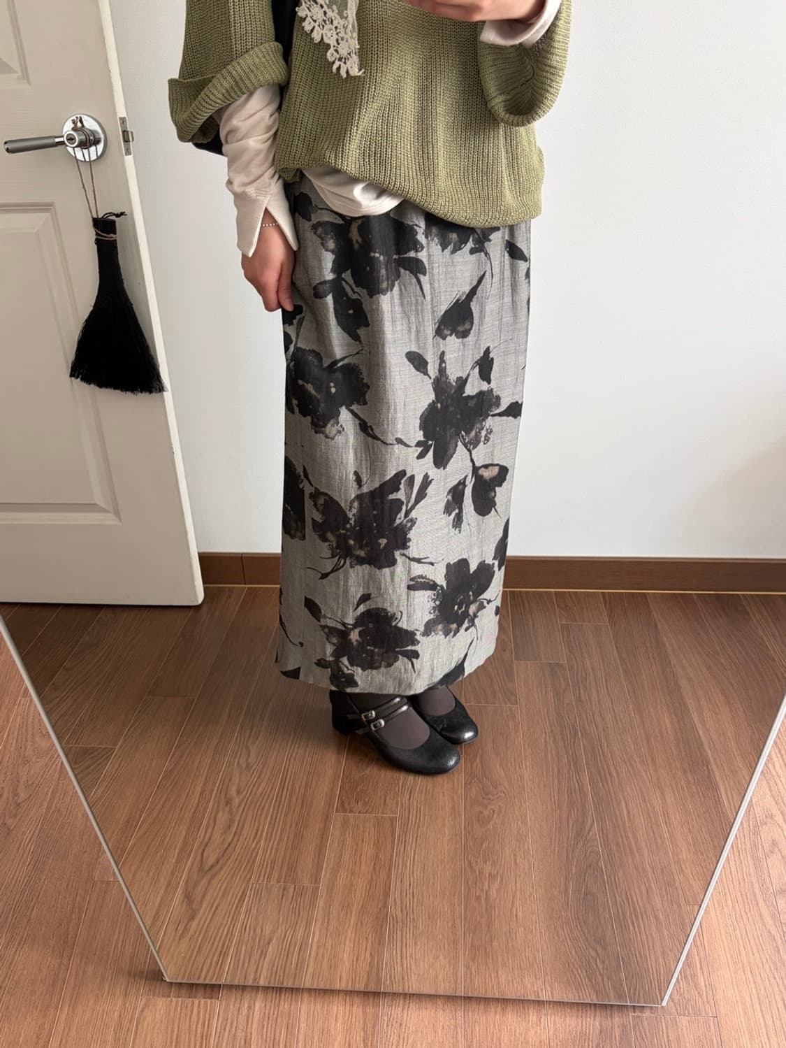 flower patterned skirt 상품이미지3