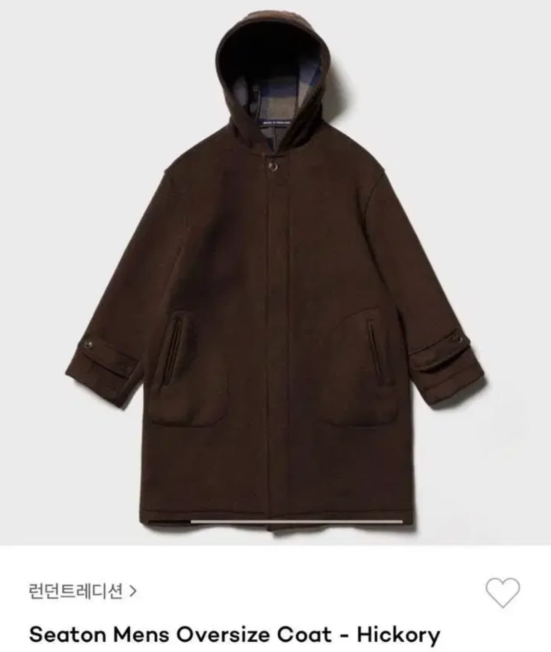 (38)런던트레디션 시튼 오버사이즈 Brow n (Hickory) 상품이미지1