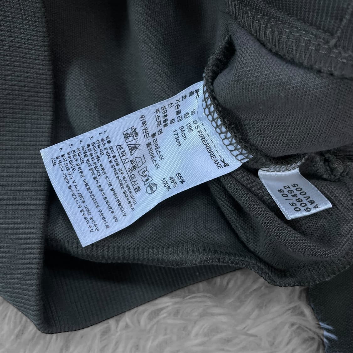 아디다스 불꽃 로고 y2k 트랙탑 져지 카키 브라운 상품이미지5