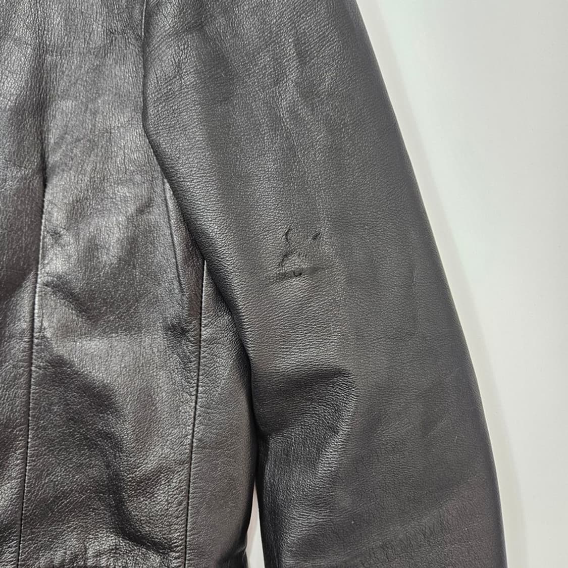 MIK NEWYORK 빈티지 양가죽 블레이저 L 상품이미지5