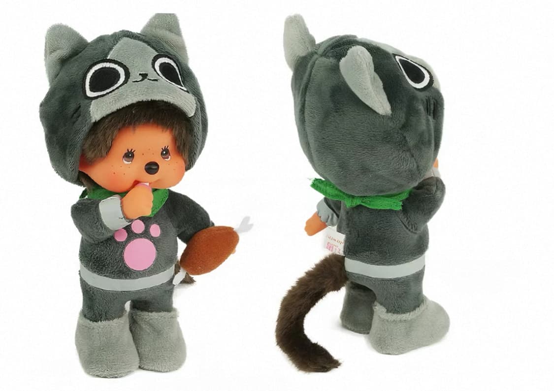 고양이 몬치치 검/흰 S 인형 상품이미지1
